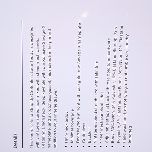 Savage x Fenty Strap Up Long Sleeve Lace Slip Dress-Taboo Blue-3X - Picture 9 of 9